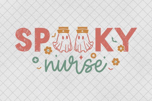 A Coquette Pumpkin Nurse for Your Halloween Embroidery Projects