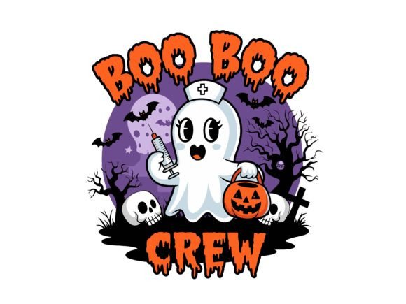 A Halloween Pumpkin Ghost Nurse Embroidery Design Review