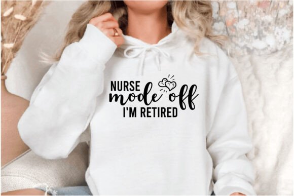 A Humble Retired Nurse Embroidery Design