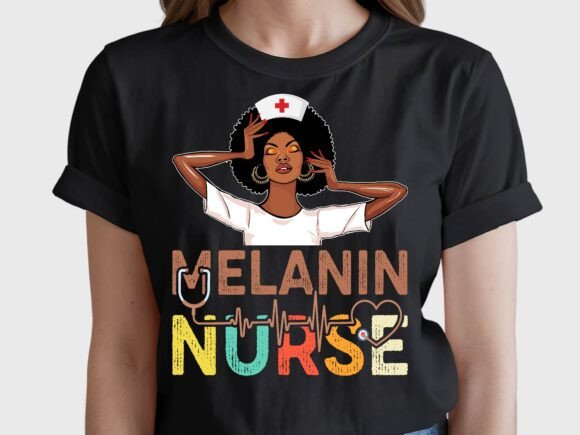 Afro Nurse Graceful Beauty: A Design Review