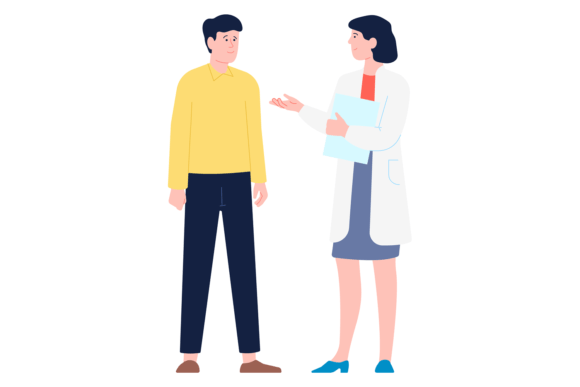 Doctor and Patient: A Timeless Design for Embroidered Appreciation