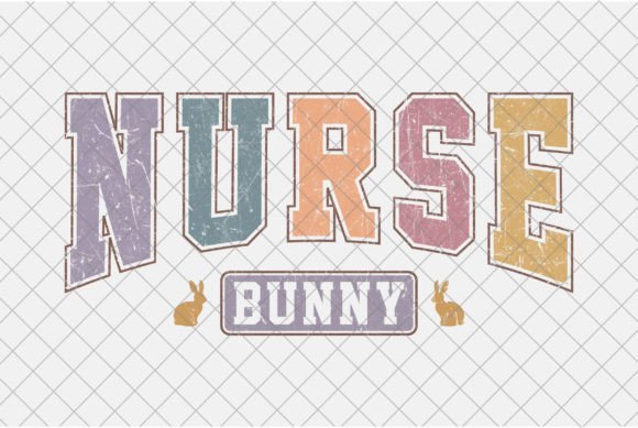 Nurse Easter Bunny: A Varsity-Style Design Review