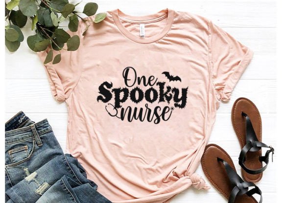 One Spooky Nurse Halloween T-Shirt Design Review