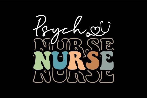 Psych Nurse Embroidery: A Groovy Gift and Custom Apparel Design