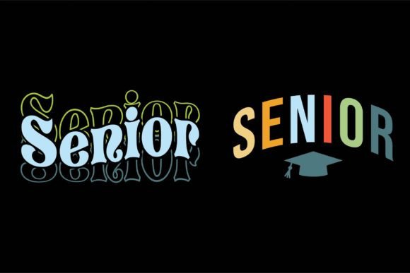 Senior SVG PNG: A Clean, Versatile Design for Embroidered Apparel