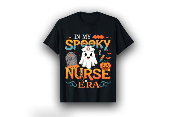 Spooky Nurse Era Halloween T-shirt Design Review